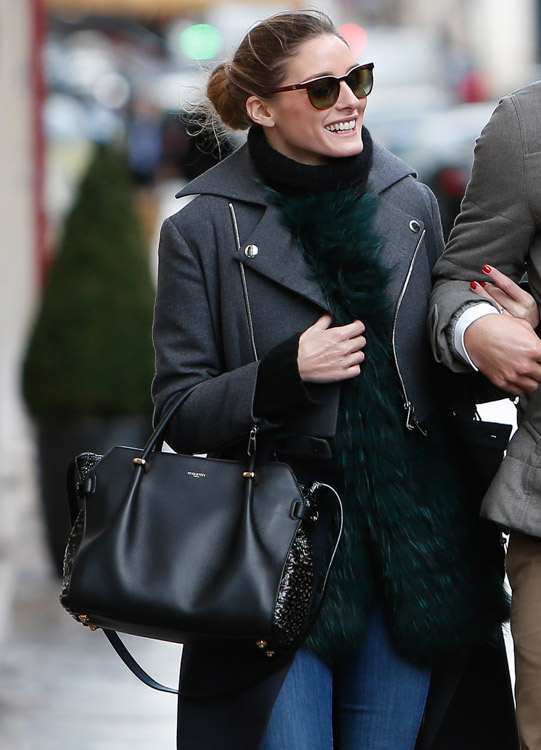 Celebrity Handbags at Paris Fashion Week Fall 2014-36