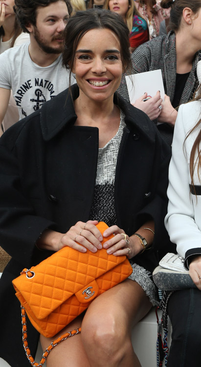 Celebrity Handbags at Paris Fashion Week Fall 2014-49