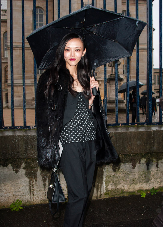 Celebrity Handbags at Paris Fashion Week Fall 2014-6