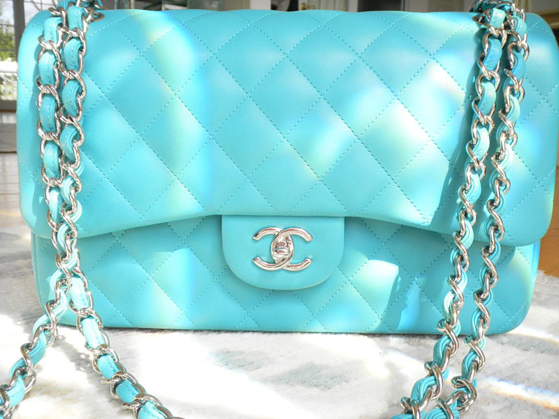 Chanel Classic Flap Bag Turquoise
