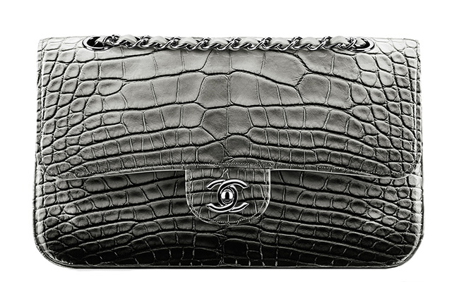 Chanel Faded Alligator Classic Flap Bag