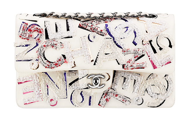Chanel Graffiti Embroidered Classic Flap Bag