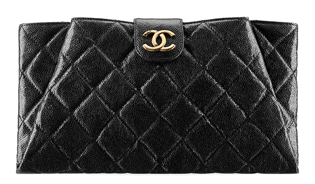 Chanel Grained Calfskin Clutch