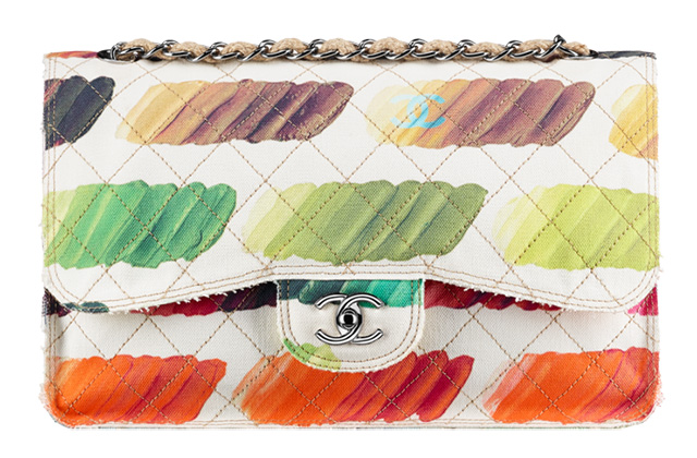Chanel Paint Palette Print Classic Flap Bag