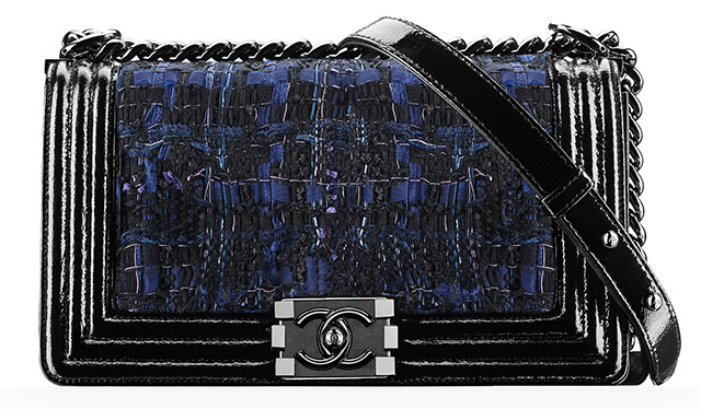 Chanel Tweet Boy Bag Blue