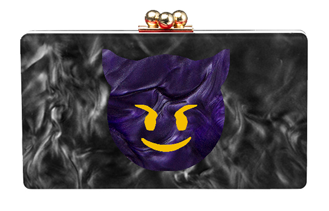 Edie Parker Devil Jean Clutch