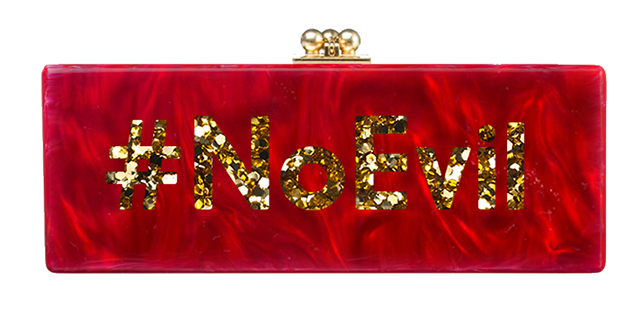 Edie Parker No Evil Flavia Clutch