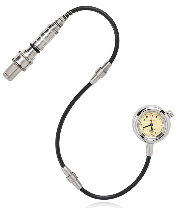 Giuliano Mazzuoli Manometrino Polished Steel Pocket Watch