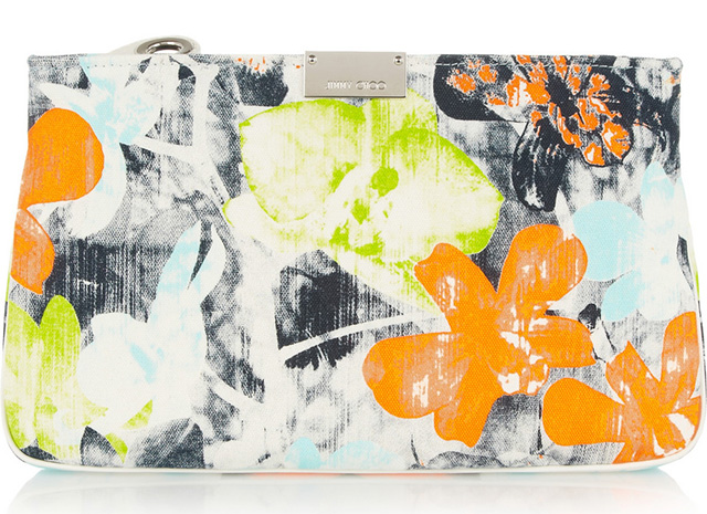 Jimmy Choo Zulu Floral Pouch