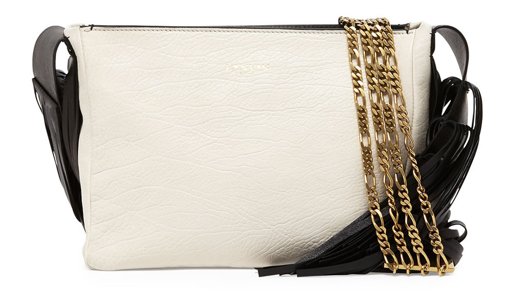 Lanvin Tribale Fringe Shoulder Bag