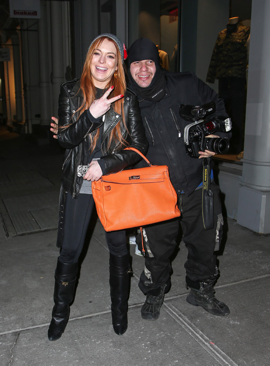 Lindsay Lohan Hermes Soft Kelly 4