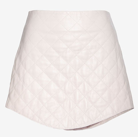 Love Leather Exclusive Quilted Mini Skirt