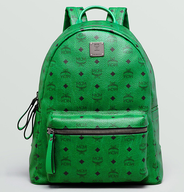 MCM Stark Medium Monogram Backpack