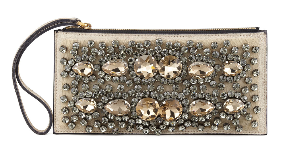 Marni Crystal Embroidered Wristlet