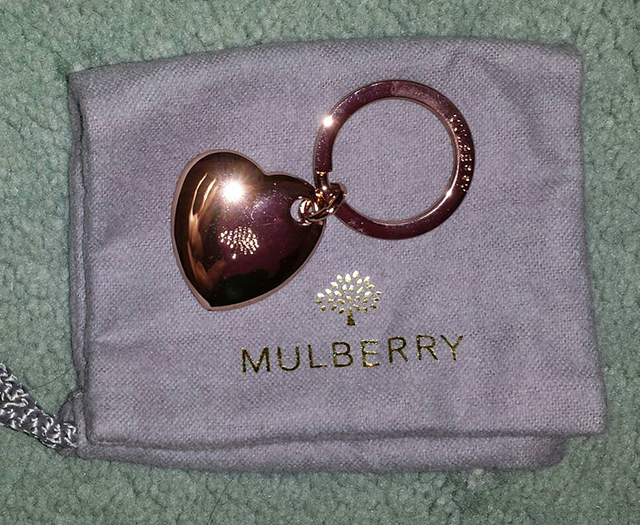 Mulberry Charm Keychain