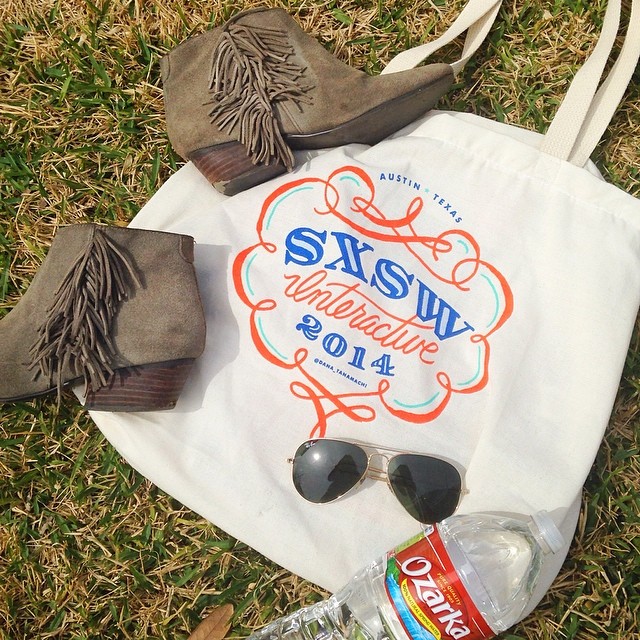 SXSW Tote and Boots