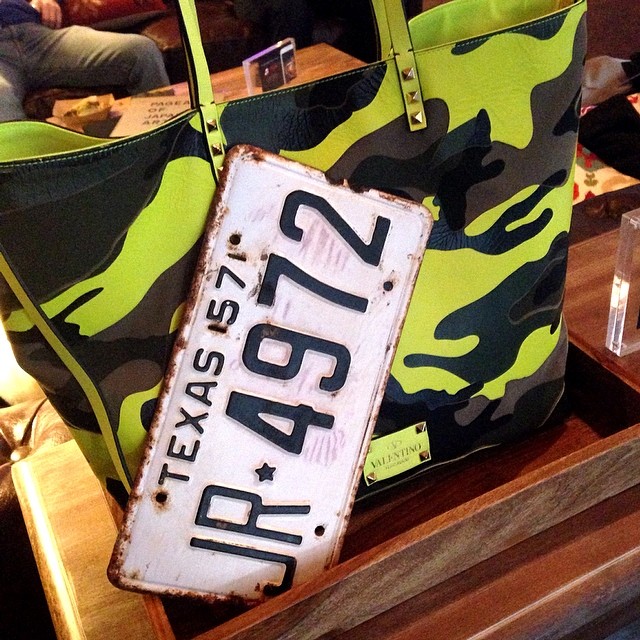 Valentino Camo Tote Texas