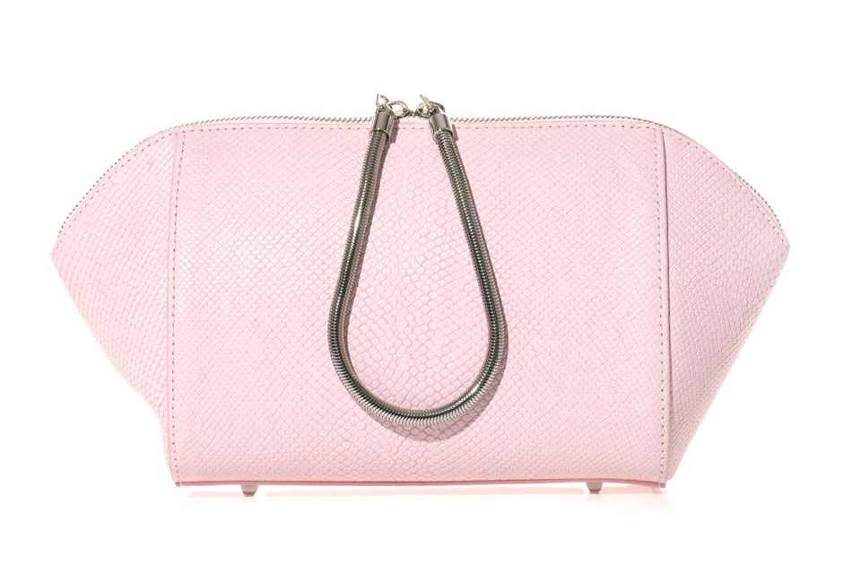 ALEXANDER WANG Chastity leather clutch