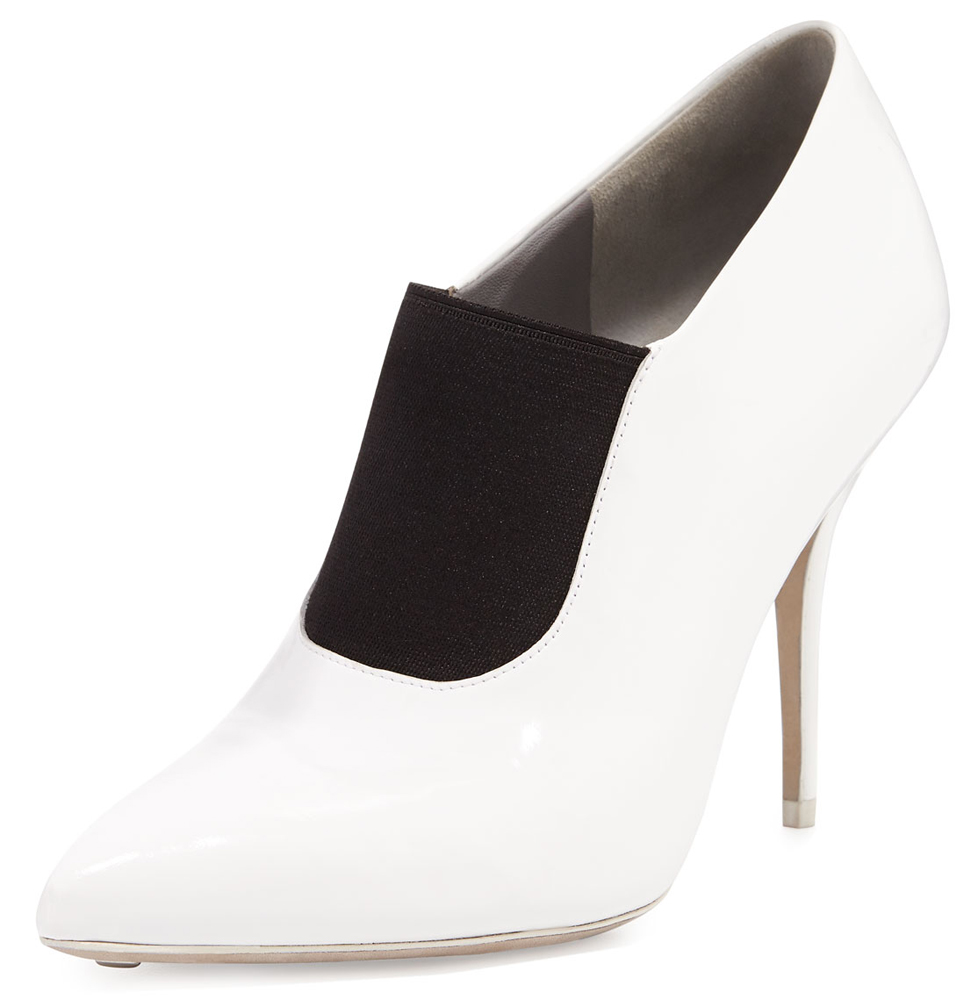 Alexander Wang Natasha Stretch Front Calfskin Bootie