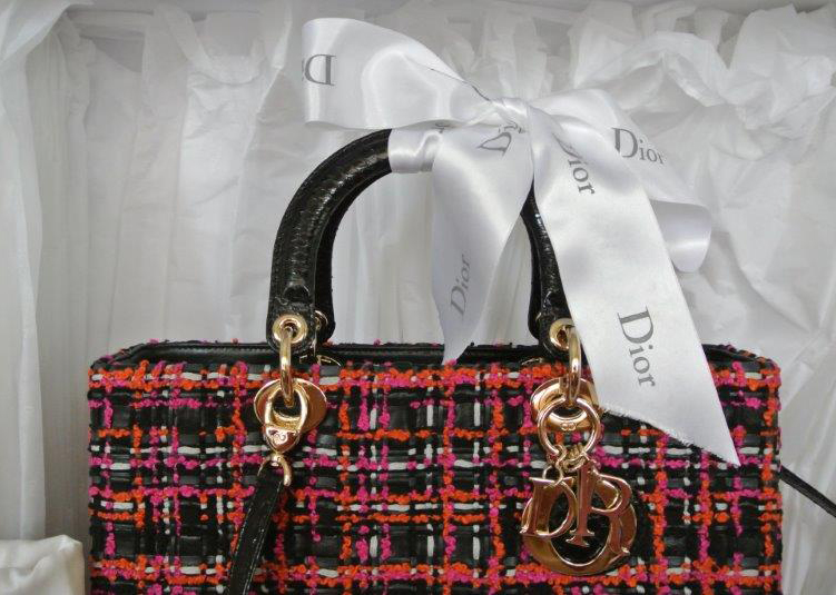 Dior Lady Dior Tweed Bag
