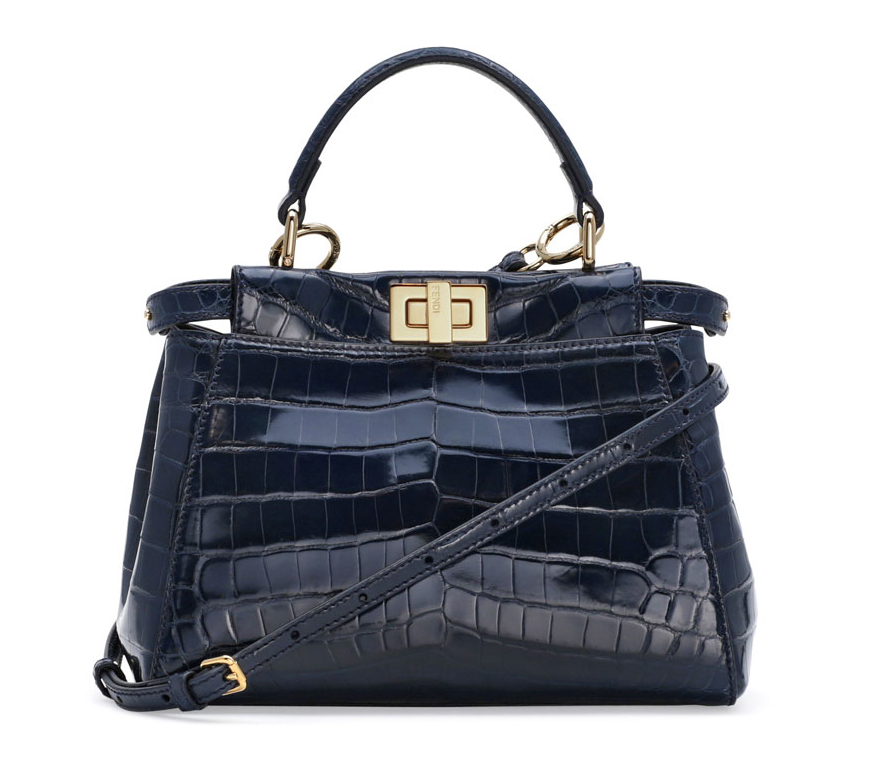 Fendi Alligator Mini Peekaboo Satchel