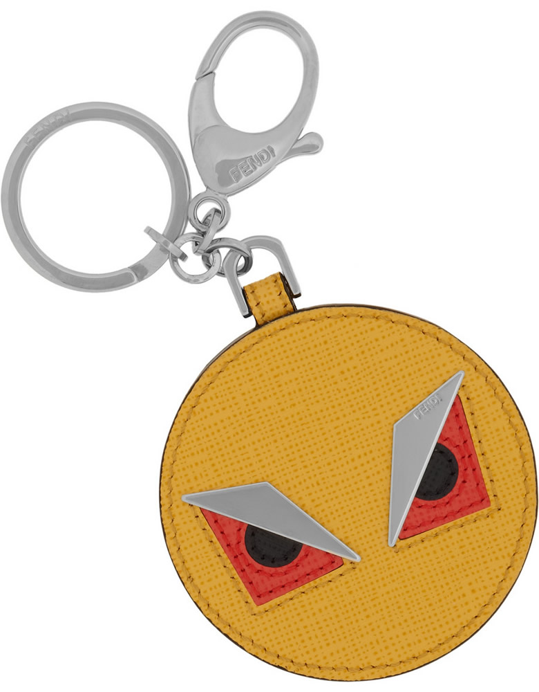 Fendi Monster Saffiano Key Fob