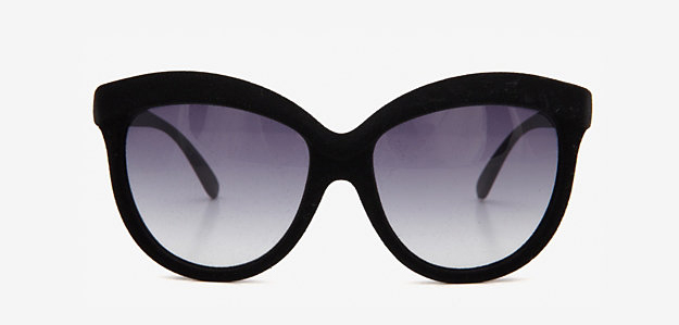 ITALIA INDEPENDENT OVERSIZED VELVET SUNGLASSES