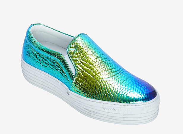 Joshua Sanders Slip On Hologram Sneakers