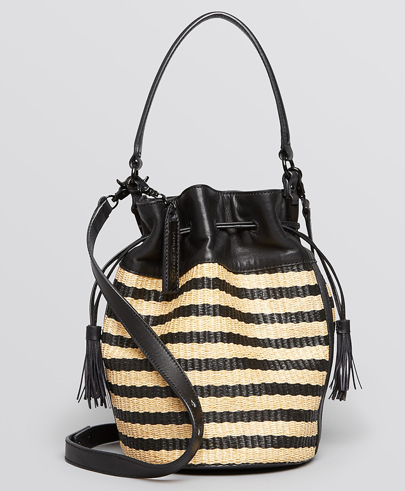 Loeffler Randall Woven Industry Bucket Bag