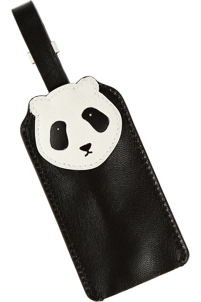 Loewe Leather Panda Key Fob