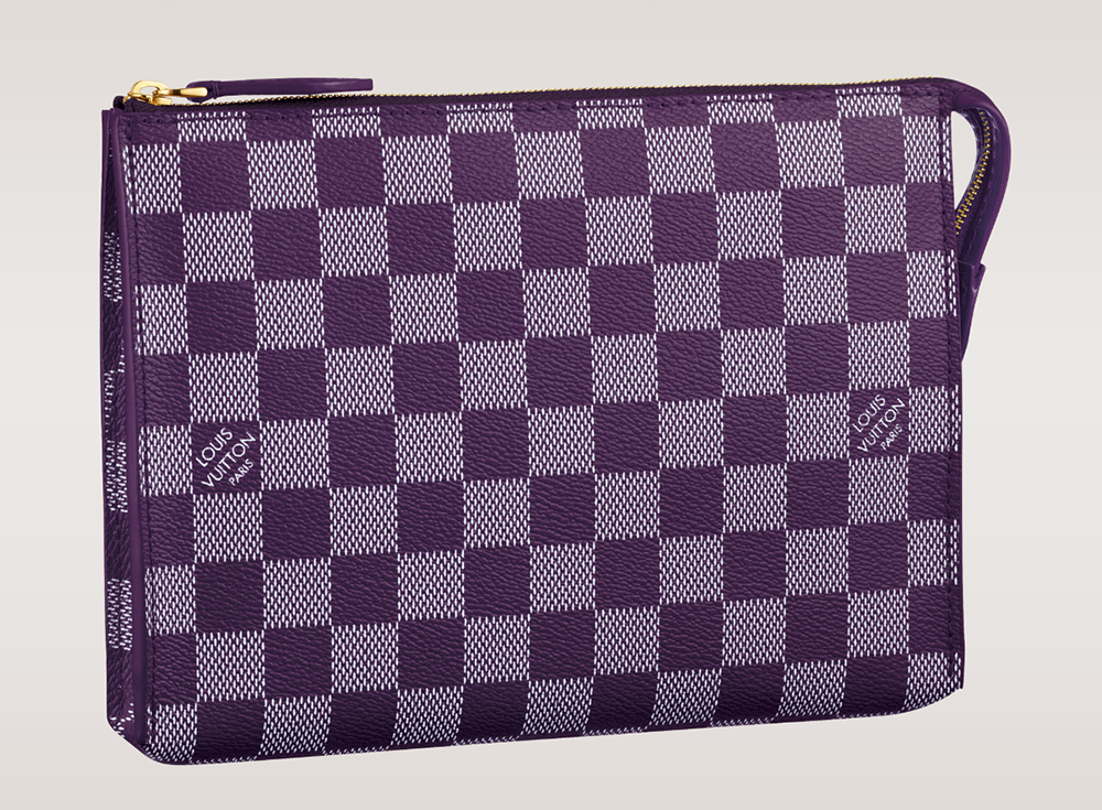 Louis Vuitton Damier Couleurs Element Clutch Quetsche