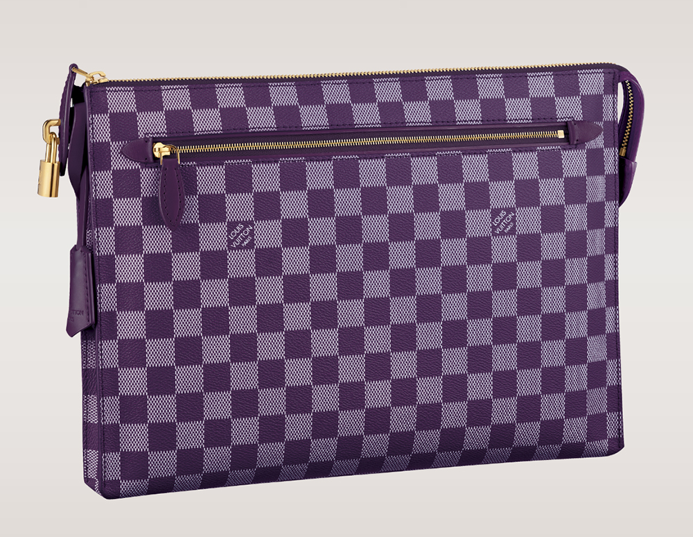 Louis Vuitton Damier Couleurs Kit Clutch Quetsche