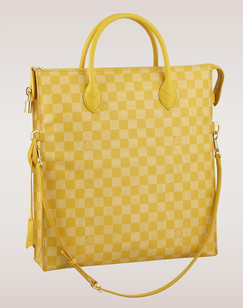 Louis Vuitton Damier Couleurs Mobil Tote Mimosa