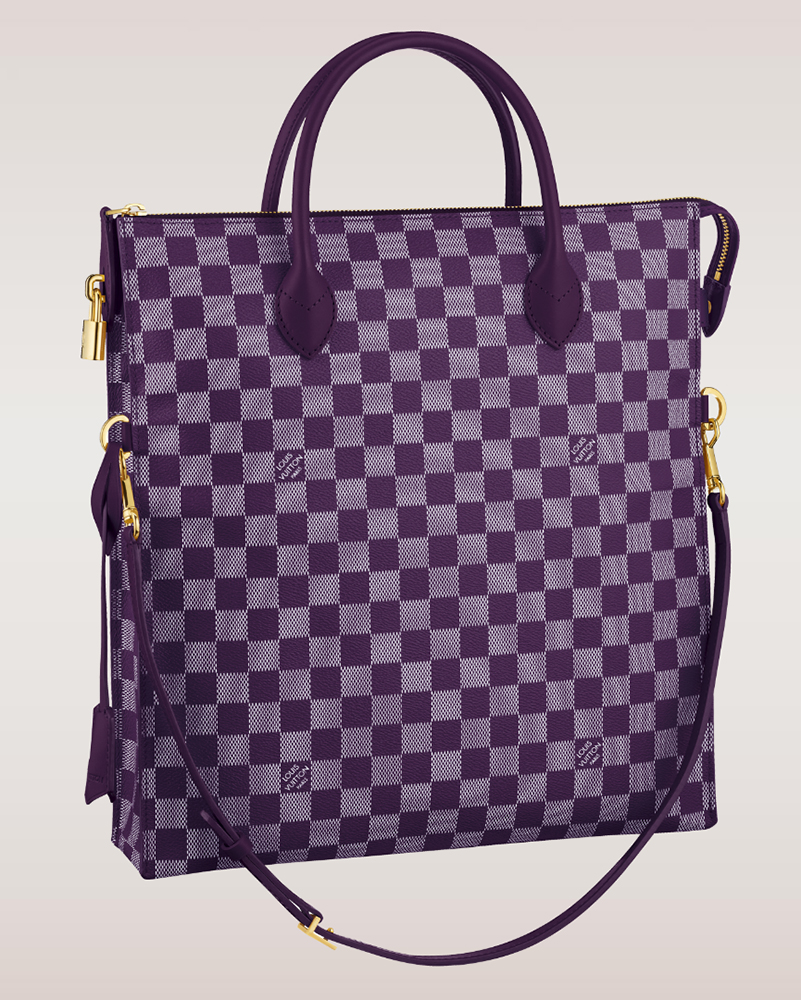 Louis Vuitton Damier Couleurs Mobil Tote Quetsche