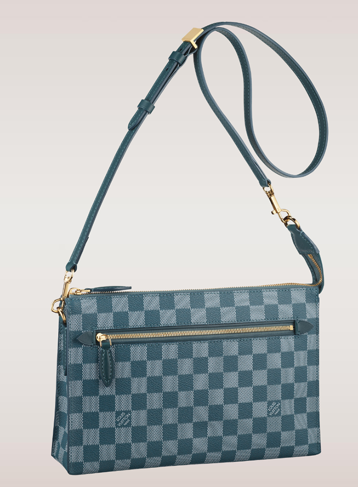 Louis Vuitton Damier Couleurs Modul Shoulder Bag Cyan