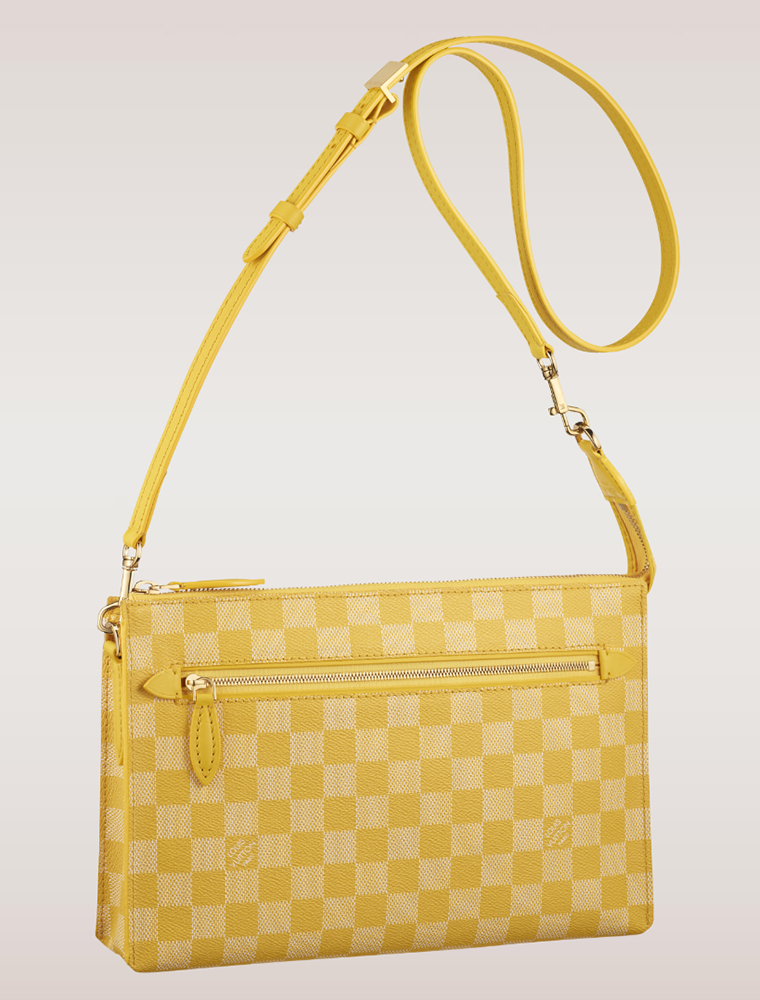 Louis Vuitton Damier Couleurs Modul Shoulder Bag Mimosa