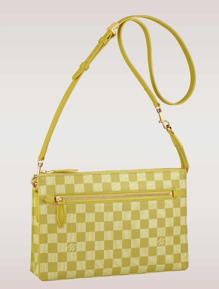 Louis Vuitton Damier Couleurs Modul Shoulder Bag Pistache