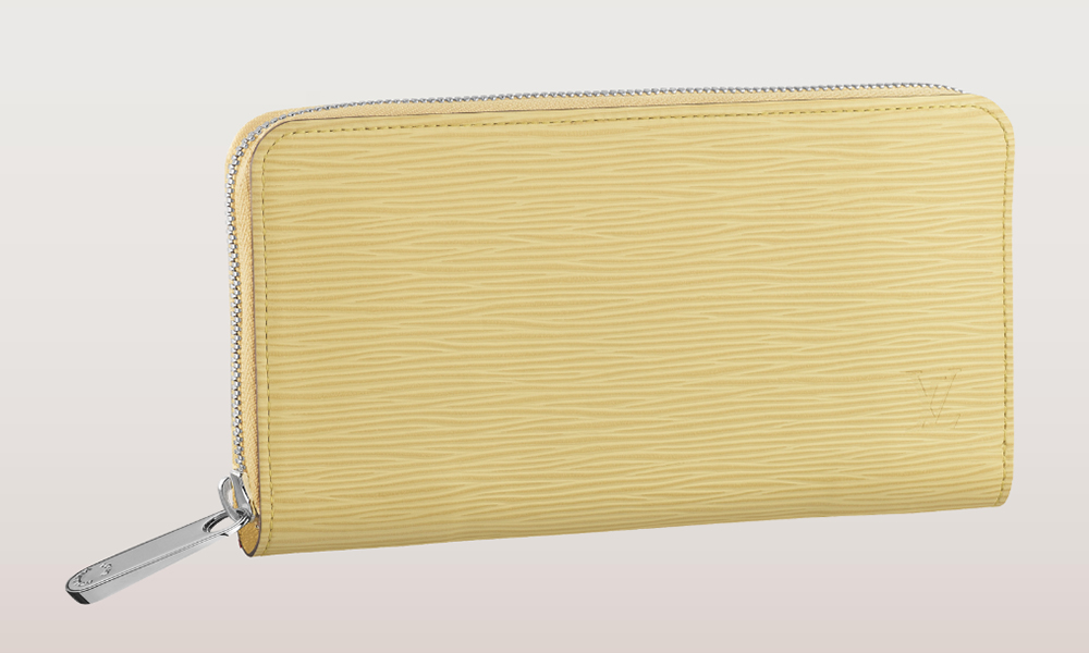 Louis Vuitton Epi Zippy Wallet Jaune Pale