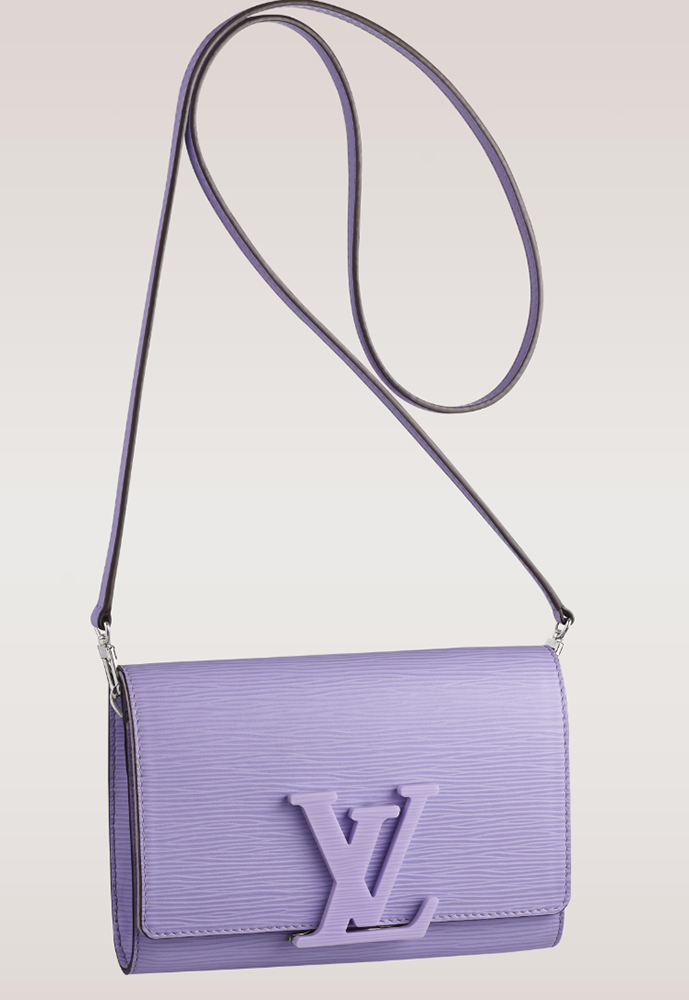 Louis Vuitton Louise Epi Leather Shoulder Bag Lilas