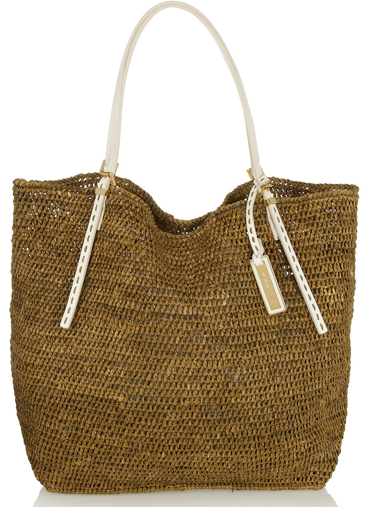 Michael Kors Santorini Raffia Tote