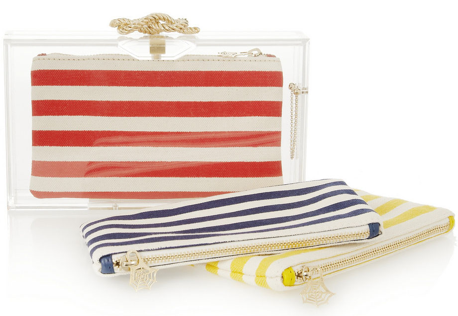 Charlotte Olympia Captain Pandora Perspex Clutch