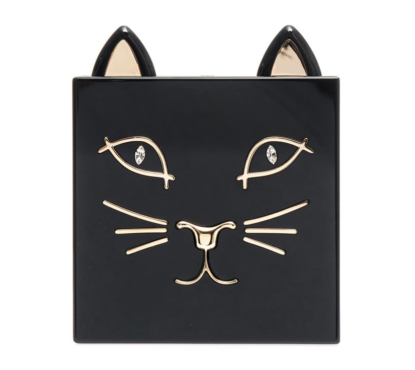 Charlotte Olympia Kitty Perspex Clutch