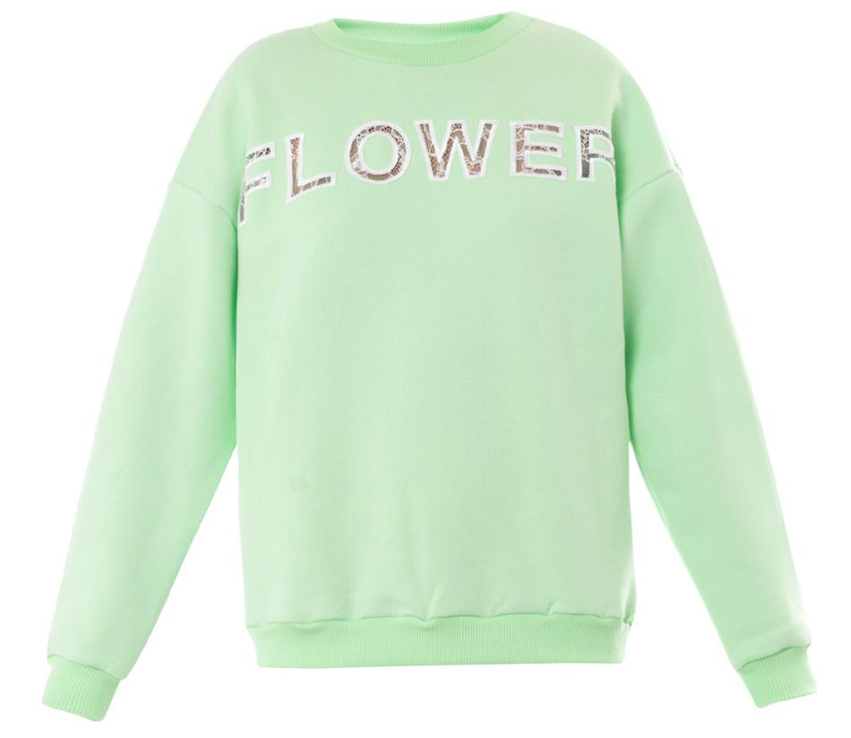 Christopher Kane Flower Lace Insert Sweatshirt
