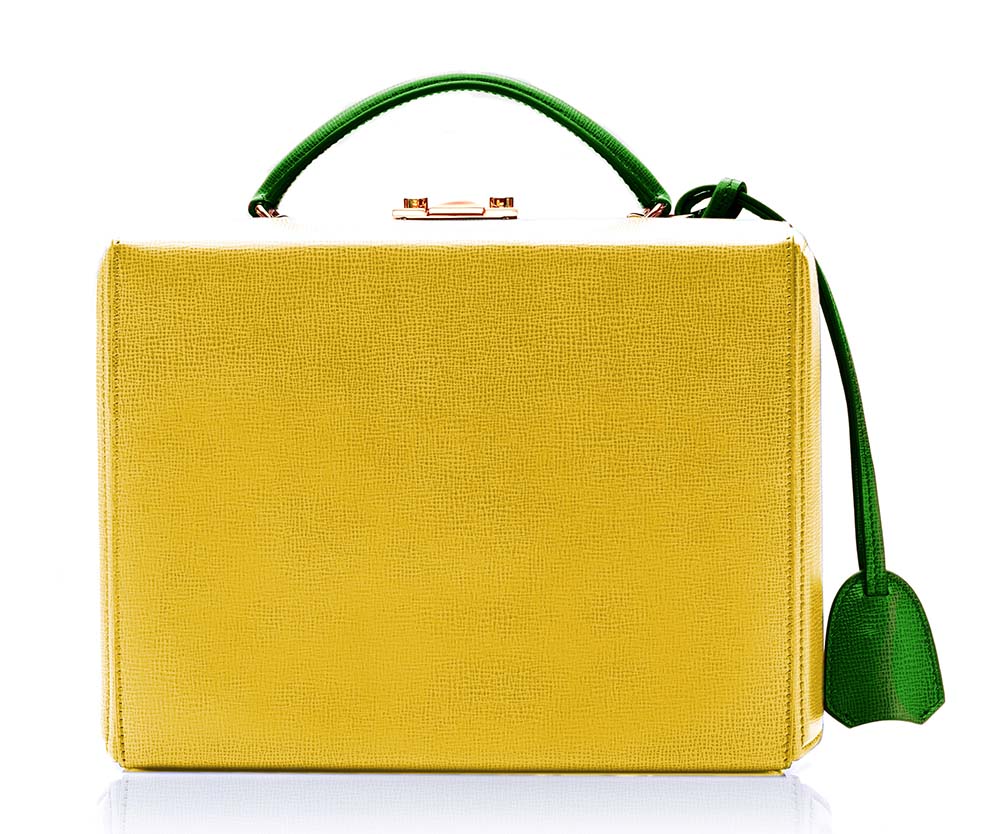 Mark Cross' Fall 2014 Colorblock Bags Just Landed at Moda Operandi 4 Mark Cross Small Grace Yellow Green