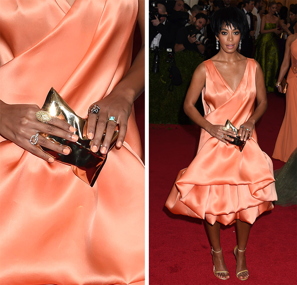 Solange Knowles Anya Hindmarch Crisp Packet Clutch