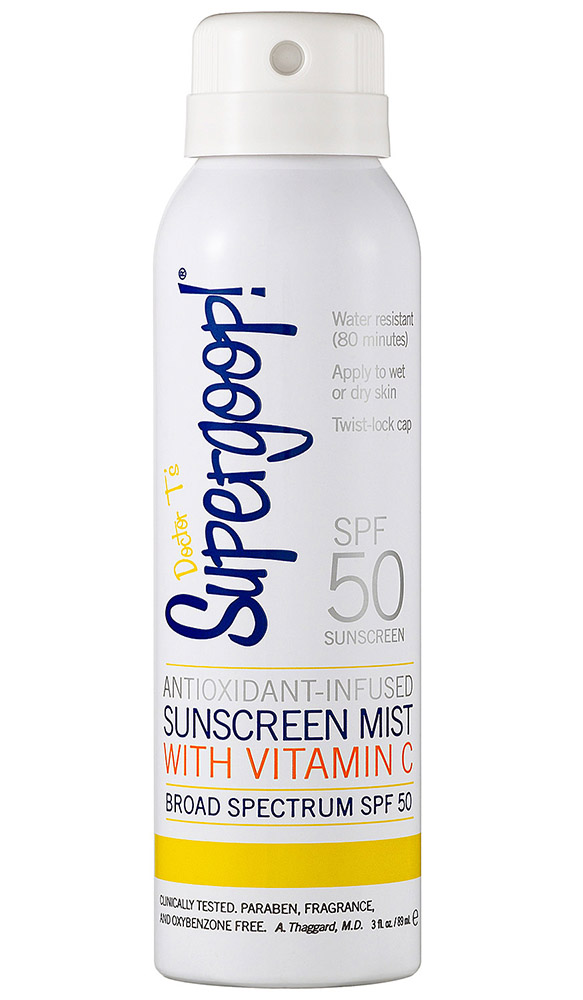 Supergoop Antioxidant-Infused Sunscreen Mist SPF 50