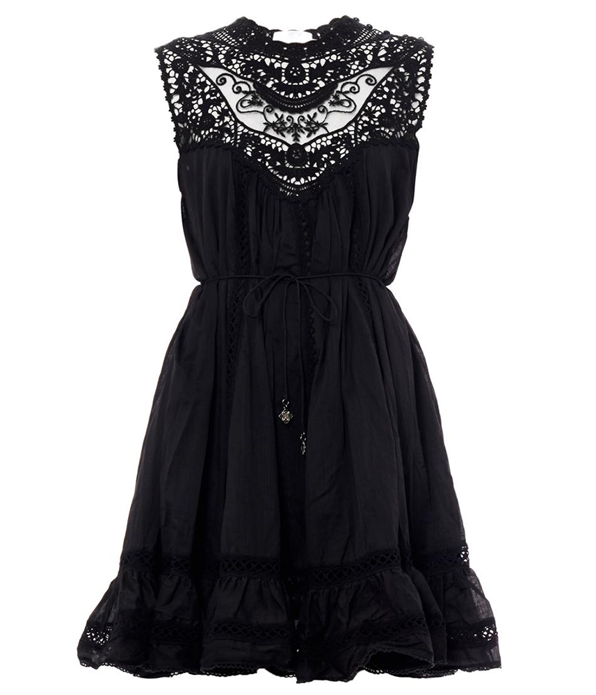 Zimmerman Filigree Lace Bib Dress