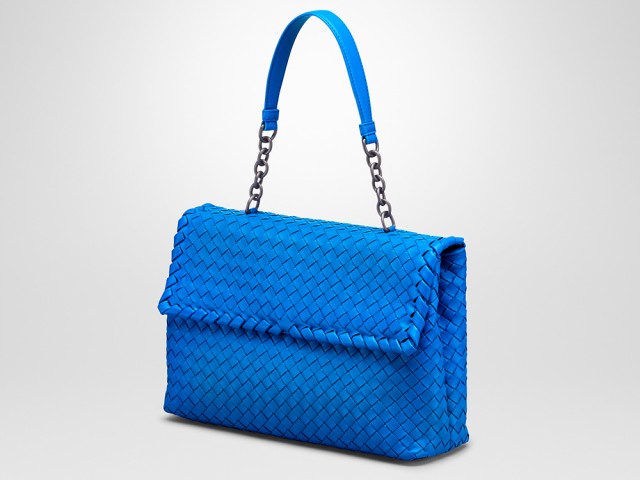 Bottega Veneta Olimpia Bag Blue