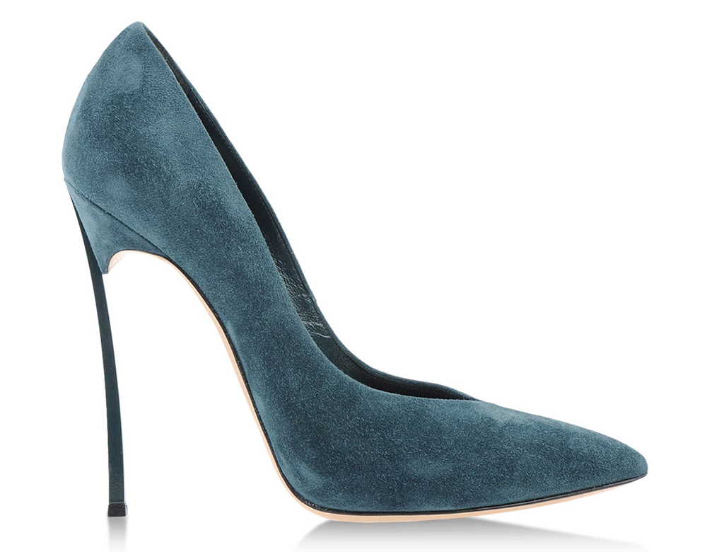 Casadei Suede Blade Pumps