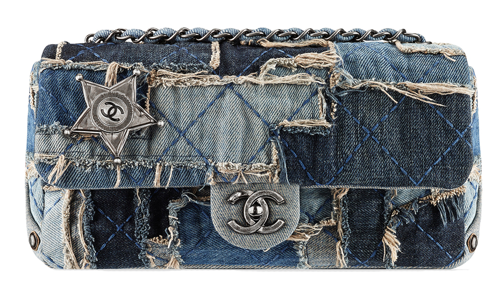 Chanel Denim Patchwork Flap Bag